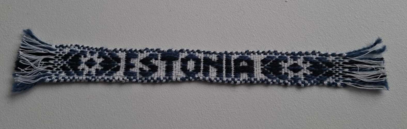 Kirivöö järjehoidja Estonia – käsitsi kootud Eesti muster