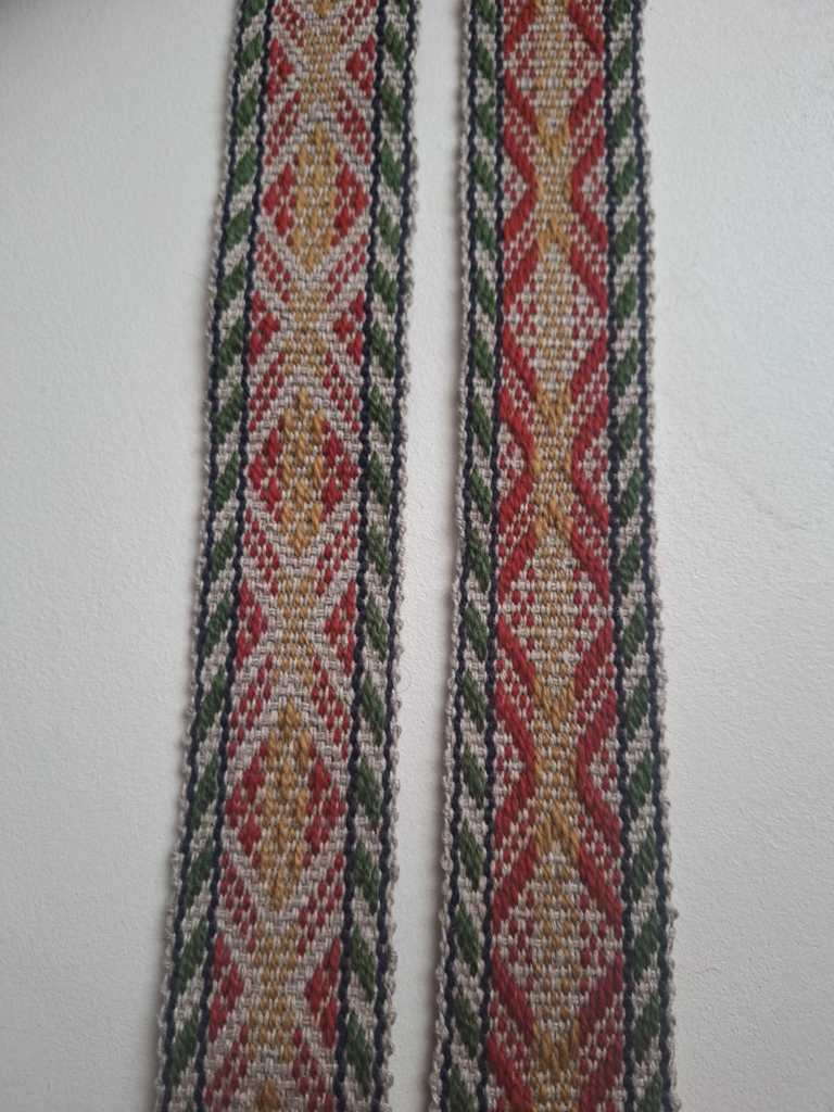 Jüri kihelkonna kirivöö ERM A 509:1330 punane beeži keskosaga